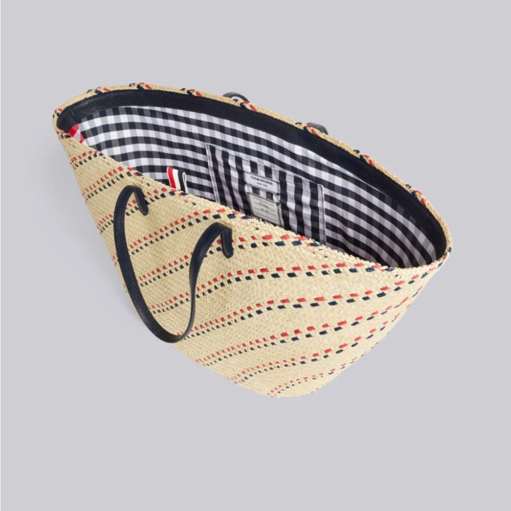 Thom Browne raffia tote - Picture 2 of 7